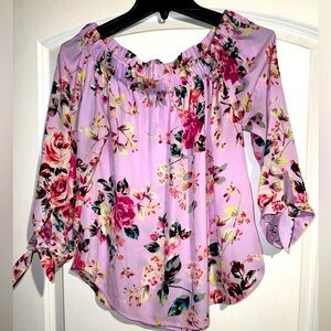 Express floral blouse